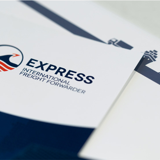 mintlab brand identity Express International Freight Forwarder